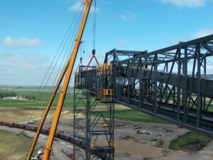 Crane project in Hannaford