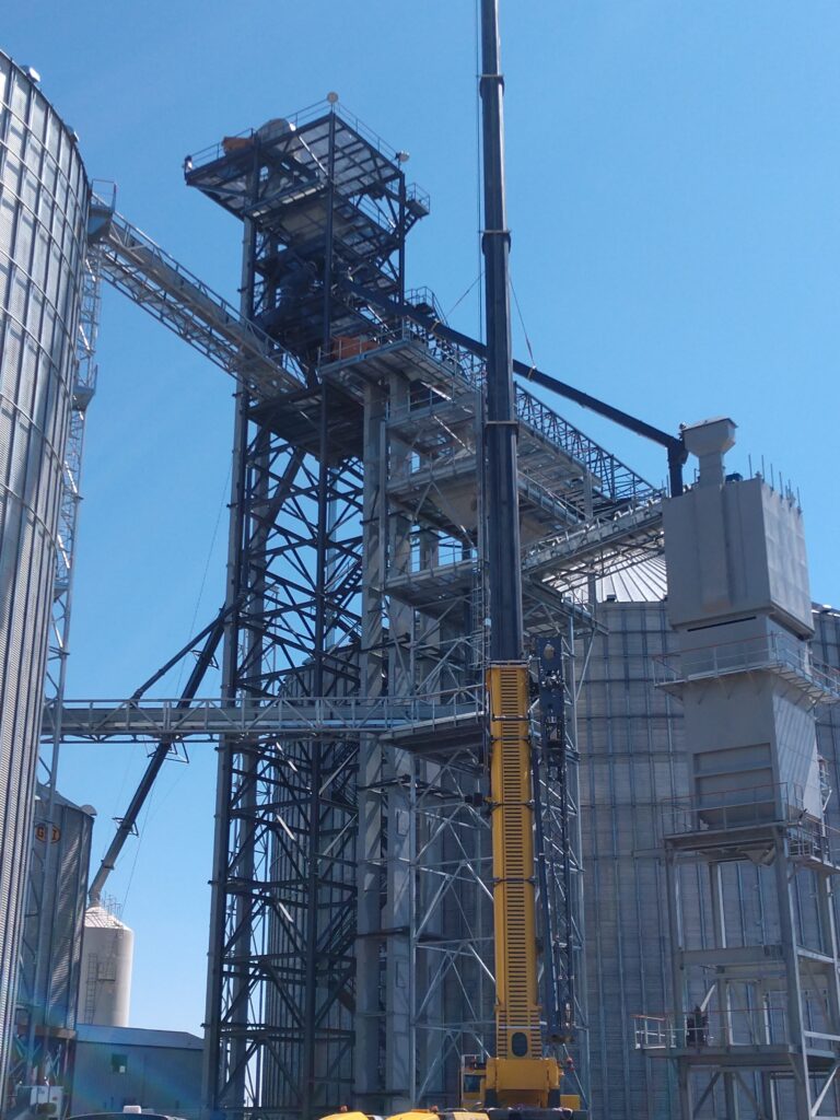 Grain elevator construction