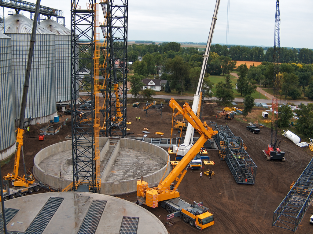Crane Project in Beltramin, MN